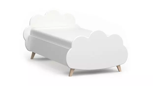 Корпусная кровать Mellow, цвет Белый премиум