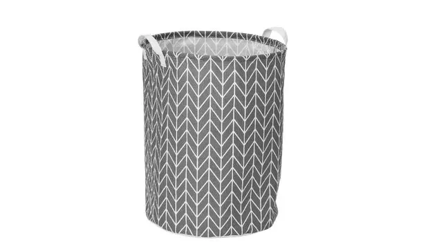 Корзина для белья Зигзаг 45 серый