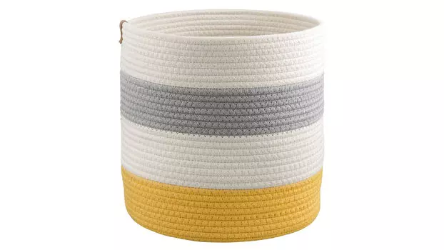 Корзина для хранения Ciary, цвет бежевый, серый, горчичный