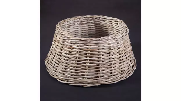 Корзина плетеная для елки Tree, цвет серый