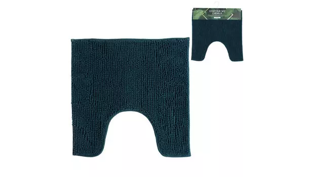 Коврик для туалета Chenille темно-синий