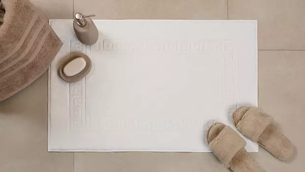Коврик для ванной Askona Home Milos 50 80, цвет белый