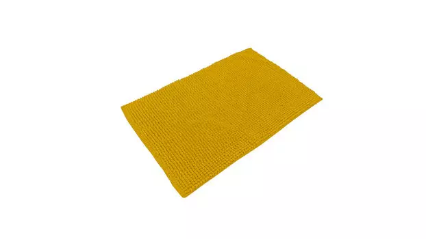 Коврик для ванной Chenille горчичный