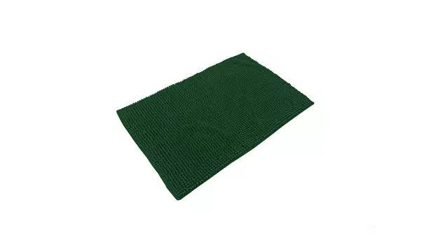 Коврик для ванной Chenille темно-зеленый