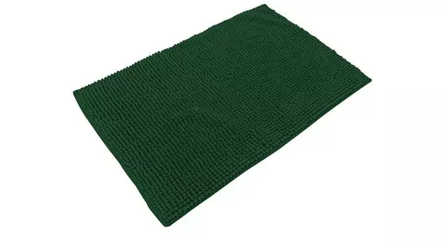 Коврик для ванной Chenille темно-зеленый