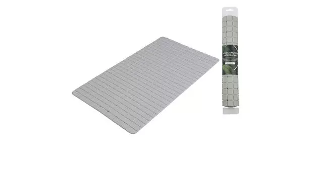 Коврик для ванной Pasha серый