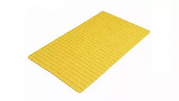 Коврик противоскользящий для ванны Barneys, цвет горчичный