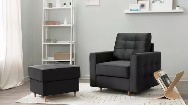 Кресло Amani Dumont с широкими подлокотниками