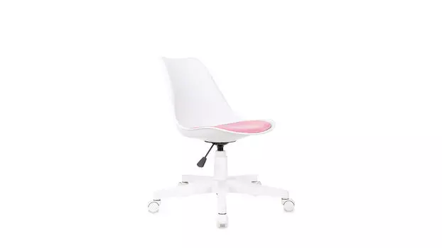 Кресло Lum, цвет белый/розовый