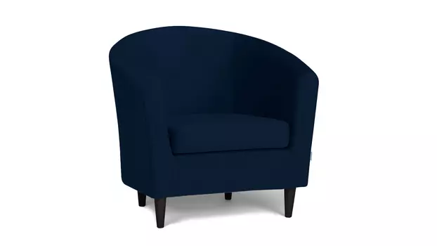 Кресло Moony Sky velvet 41, черные ножки