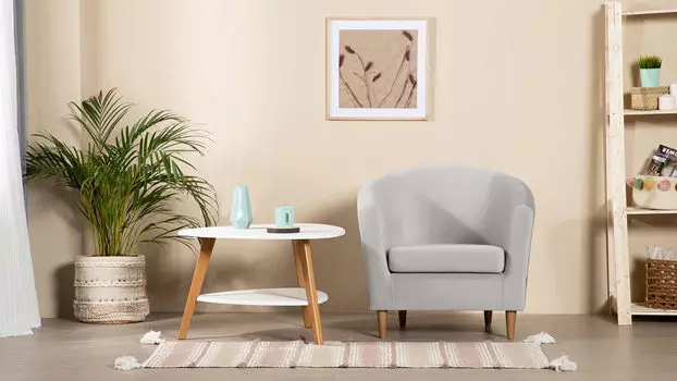 Кресло Moony, светлые ножки