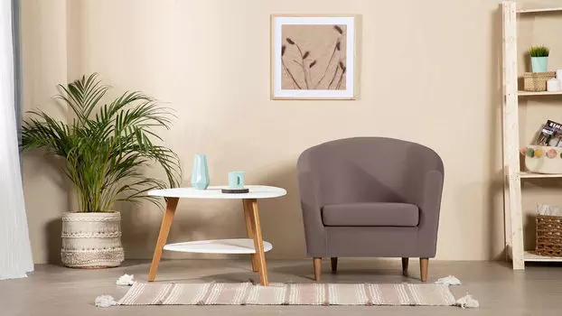 Кресло Moony, светлые ножки