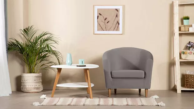 Кресло Moony, светлые ножки