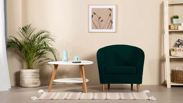 Кресло Moony, светлые ножки