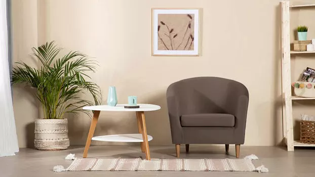 Кресло Moony, светлые ножки