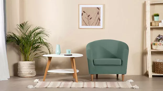 Кресло Moony, светлые ножки