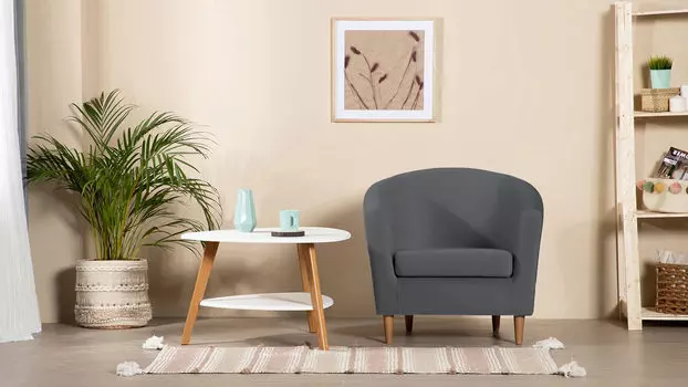 Кресло Moony, светлые ножки