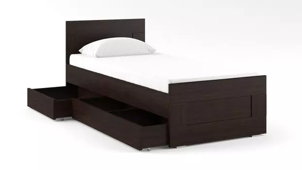 Кровать c 2мя ящиками Istra, цвет Дуб Венге
