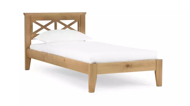 Кровать из массива Gamma светлый венге (Venge 1), размер 90х200