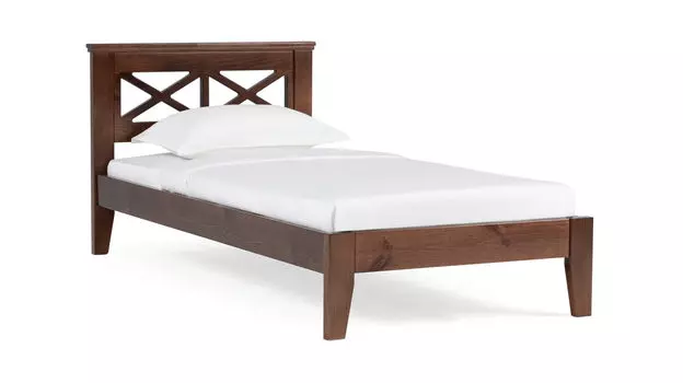 Кровать из массива Gamma темный венге (Venge 2), размер 90х200