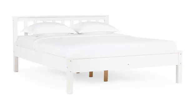 Кровать из массива сосны Dallas, цвет Белый