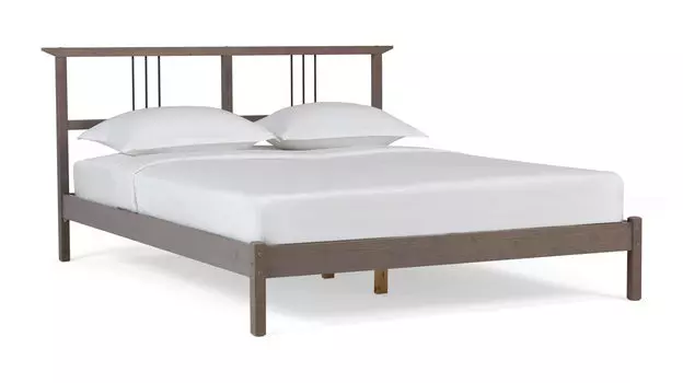 Кровать из массива сосны Olova, цвет Серый