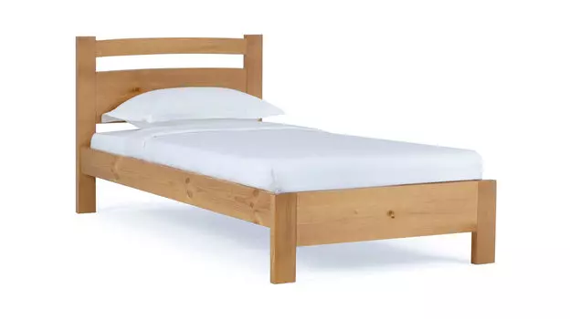 Кровать из массива Vesta светлый венге (Venge 1), размер 90х200