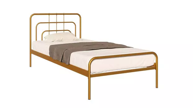 Кровать Modena Old gold mat, размер 90х200 см
