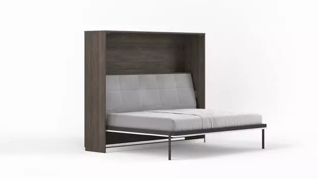 Кровать откидная горизонтальная Smart Folding, цвет Венге мали, Белый