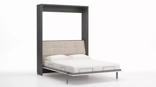 Кровать откидная вертикальная Smart Folding, цвет Венге, Белый