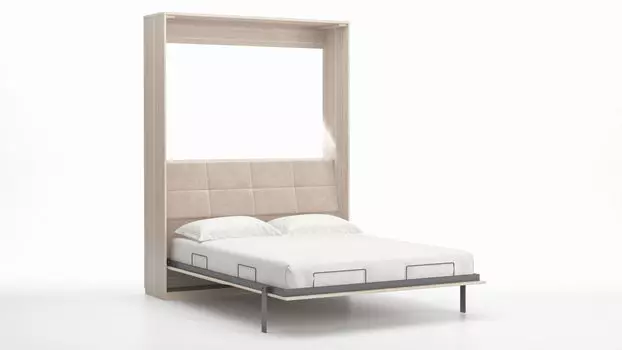 Кровать откидная вертикальная Smart Folding, цвет Ясень шимо