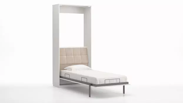 Кровать откидная вертикальная Smart Folding, цвет Белый, 90х200 см