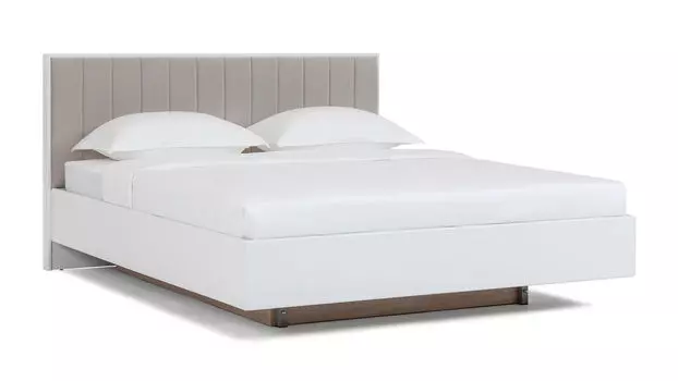 Кровать с подъемным механизмом Jessica, цвет Белый текстурный