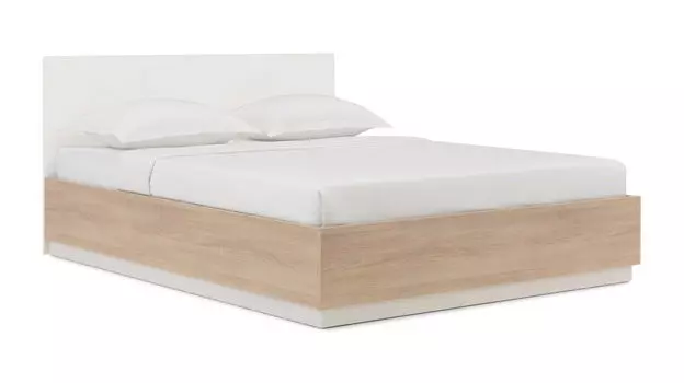 Кровать с подъемным механизмом Twills, цвет Дуб бардолино Белый базовый