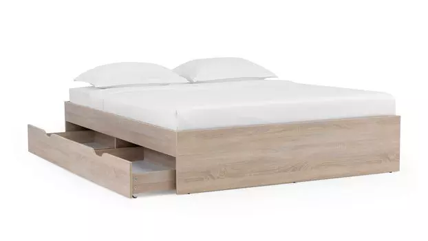 Кровать с 4мя ящиками Prima, цвет Дуб бардолино