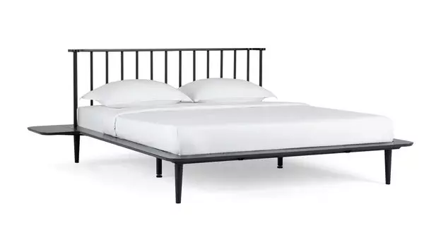 Кровать со съемными столиками Barna, цвет Venge