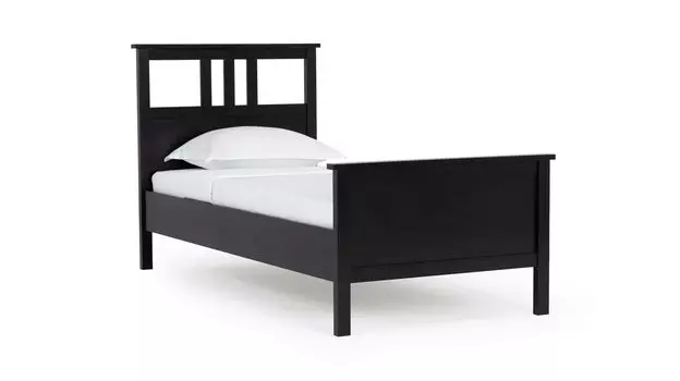 Кровать Terek цвет Черный, размер 90х200