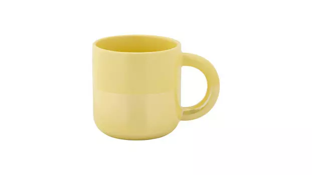 Кружка Горизонт, цвет лимонный