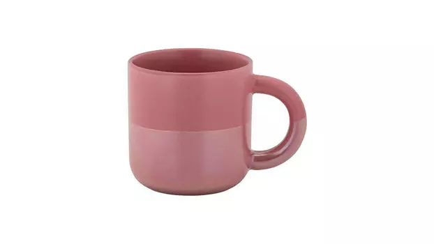 Кружка Горизонт, цвет темно-розовый