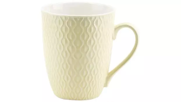 Кружка Пастель, цвет желтый