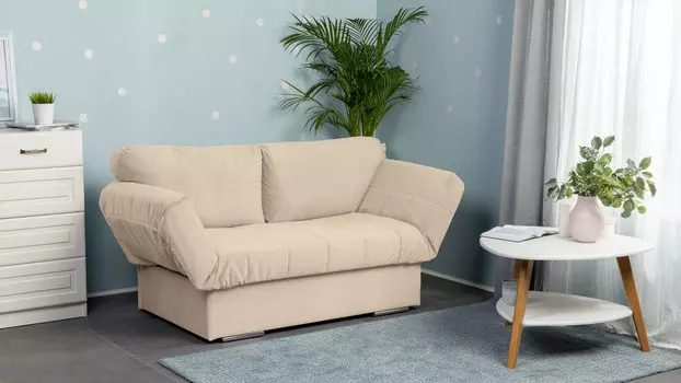 Прямой диван Lily Sky velvet 21