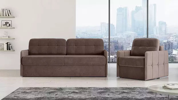 LOKO Casanova Chocolate с узкими подлокотниками