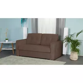 Прямой диван Loko Sergio Sky Velvet 02 с широкими подлокотниками