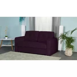 Прямой диван Loko Sergio Sky Velvet 07 с широкими подлокотниками