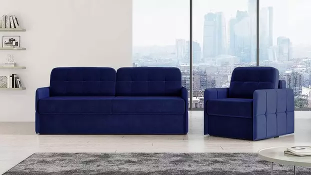 LOKO Sky Velvet 41 с узкими подлокотниками