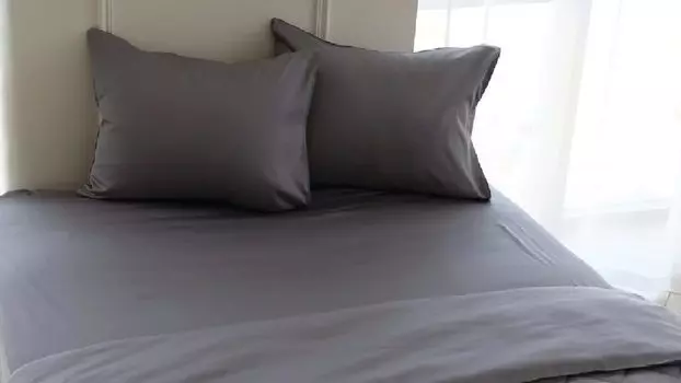 Простыня на резинке Maco Sateen Лиловая дымка