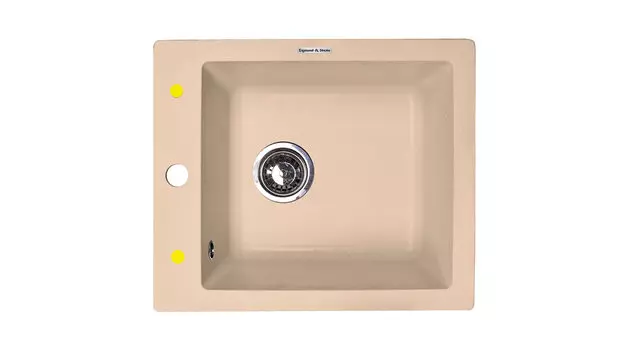 Мойка Platz 425, цвет Топленое молоко