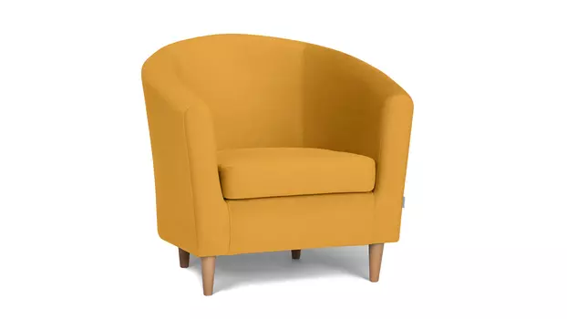 Кресло Moony Sky velvet 30, светлые ножки