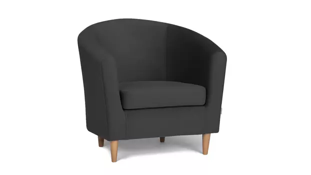 Кресло Moony Sky velvet 38, светлые ножки