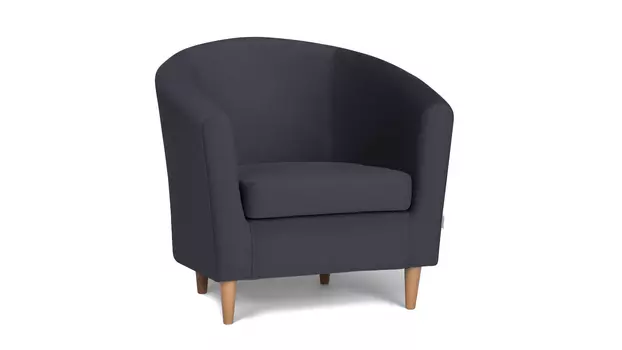 Кресло Moony Sky velvet 40, светлые ножки